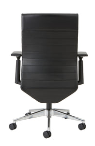 beniia office furnitue etano lxt desk chair executive back view aluminum base asjustable armrests ergonomic computer chair modern design beniia.com 